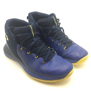 Under Armour Shoes Sneakers Youth Size 7 Blue Kids Art-3020430-402